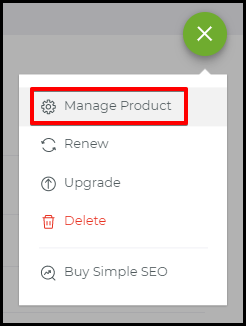 Simple SEO widget menu